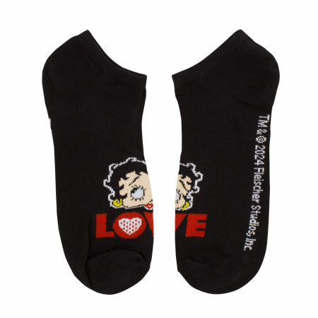 Betty Boop Kisses Women's Ankle Socks 6-Pair Pack